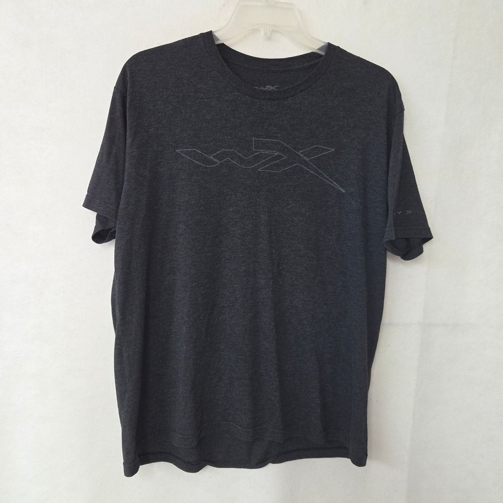 Wiley X Summit‎ T-Shirt Mens XL Charcoal Gray Tri-Blend Short Sleeve Graphic Tee